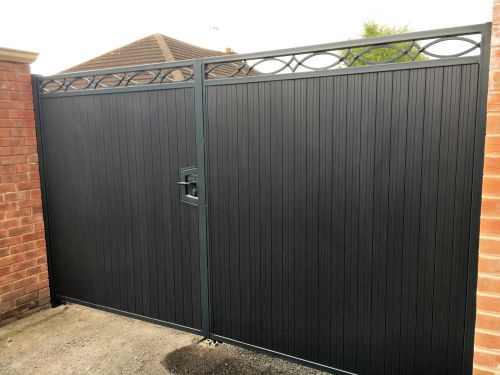Click Here To Enlarge This Photo Of FDW9 Anthracite Grey UPVC