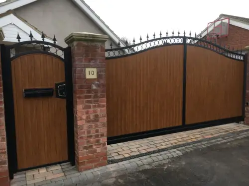 Click Here To Enlarge This Photo Of UPVC Automated Sliding Gate