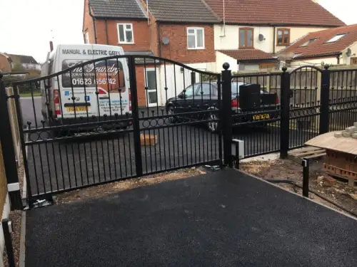 Click Here To Enlarge This Photo Of Automated Swing Electric Driveway Gates